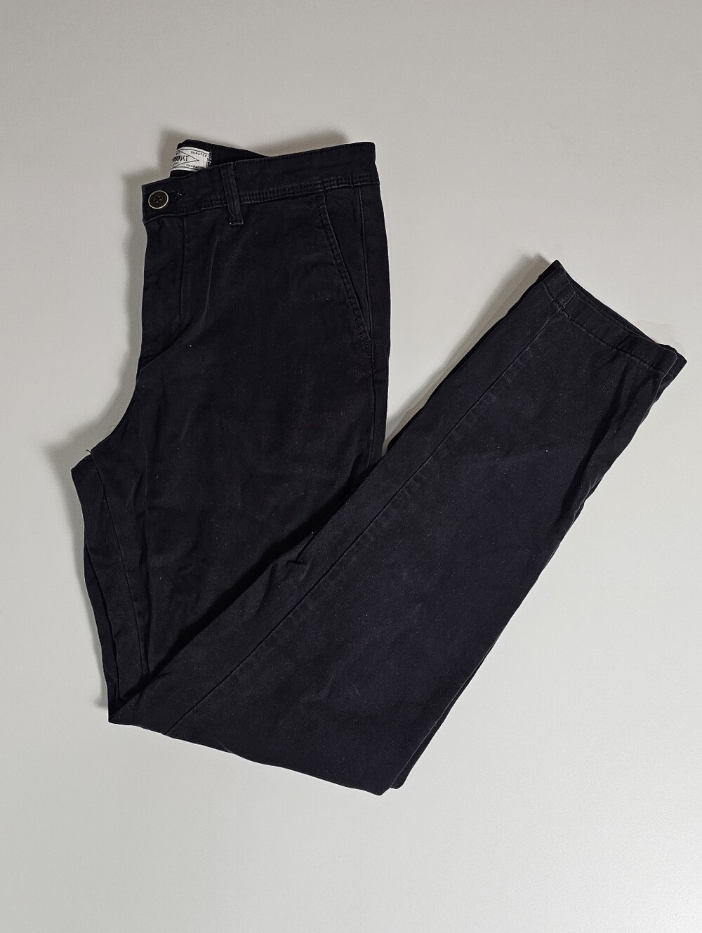 Produkt Men's Black Casual Pants - Classic Straight Fit- 30X32 - Cotton
